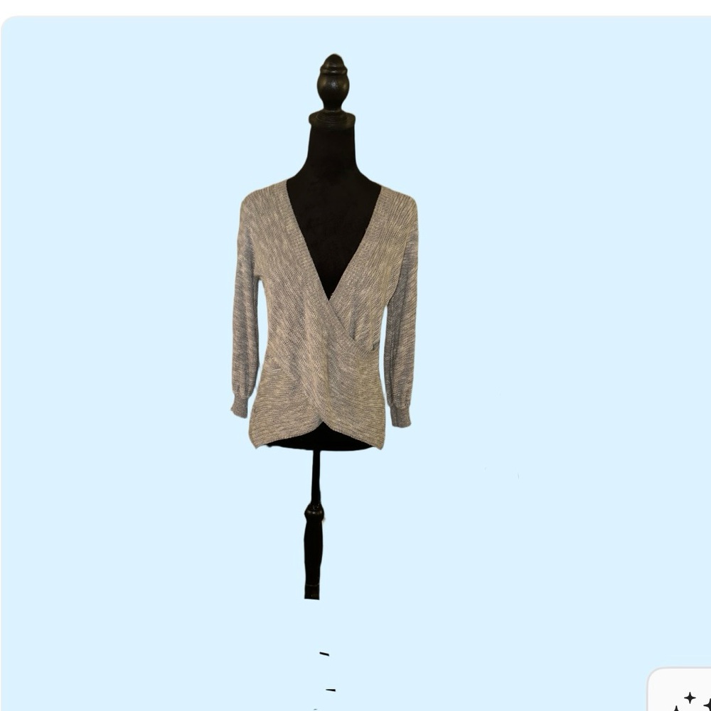 Express Gray Jersey Top